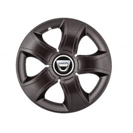Set 4 capace roti bis negru r15 pentru gama auto dacia
