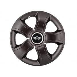 Set 4 capace roti bis negru r15 pentru gama auto mini cooper