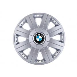Set 4 capace roti cosmos cromat r15, pentru gama auto bmw