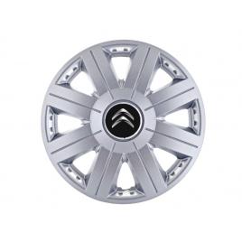 Set 4 capace roti cosmos cromat r15, pentru gama auto citroen