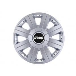 Set 4 capace roti cosmos cromat r15, pentru gama auto jeep