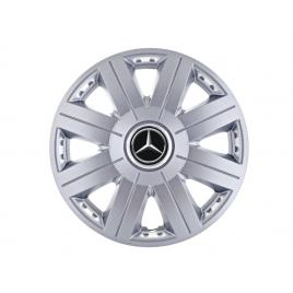 Set 4 capace roti cosmos cromat r15, pentru gama auto mercedes