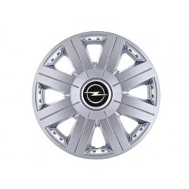 Set 4 capace roti cosmos cromat r15, pentru gama auto opel
