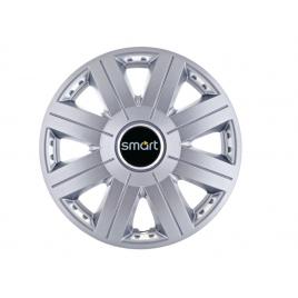 Set 4 capace roti cosmos cromat r15, pentru gama auto smart