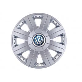 Set 4 capace roti cosmos cromat r15, pentru gama auto volkswagen