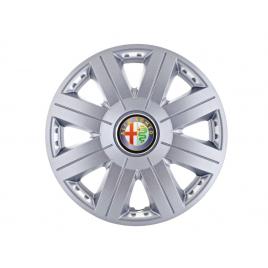 Set 4 capace roti cosmos cromat r16 pentru gama auto alfa romeo