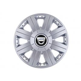 Set 4 capace roti cosmos cromat r16 pentru gama auto dacia