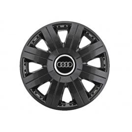 Set 4 capace roti cosmos negru r15, pentru gama auto audi