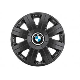 Set 4 capace roti cosmos negru r15, pentru gama auto bmw