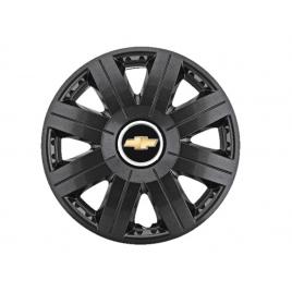 Set 4 capace roti cosmos negru r15, pentru gama auto chevrolet