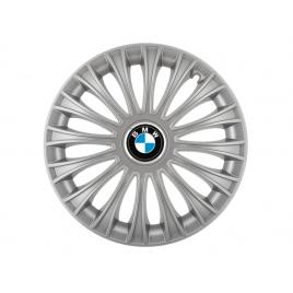 Set 4 capace roti dino cromat r15, pentru gama auto bmw