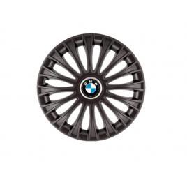 Set 4 capace roti dino negru r15, pentru gama auto bmw