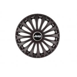 Set 4 capace roti dino negru r15, pentru gama auto jeep