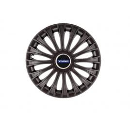 Set 4 capace roti dino negru r15, pentru gama auto volvo