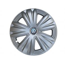 Set 4 capace roti glory gri r15 pentru gama auto volkswagen