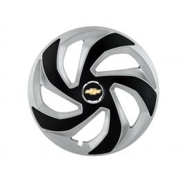 Set 4 capace roti rex gri-negru r16 pentru gama auto chevrolet