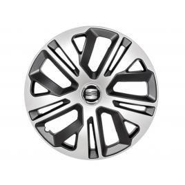 Set 4 capace roti raven gri-negru r15, pentru gama auto seat