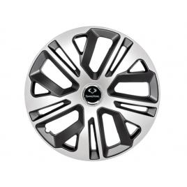 Set 4 capace roti autohelix msa®, model raven gri-negru r15, pentru gama auto