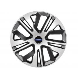 Set 4 capace roti autohelix msa®, model raven gri-negru r15, pentru gama auto