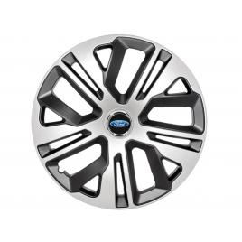 Set 4 capace roti raven gri-negru r16, pentru gama auto ford, autohelix msa®