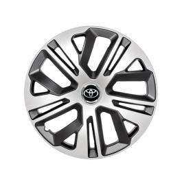 Set 4 capace roti autohelix msa®, model raven gri-negru r16, pentru gama auto