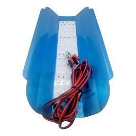 Lampa de lucru led 48smd 50w, 12v, cu clesti, aluminiu