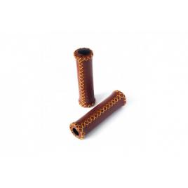 Mansoane piele-spuma vlg142, 128mm, maro