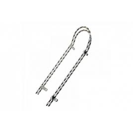 Sissybar 18inch patrat torsionat,crom