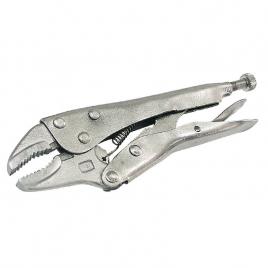 Cleste blocare nichelat cu cioc rotunjit 180mm