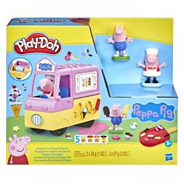 Play-doh peppa pig si masina de inghetata