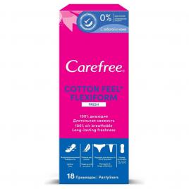 Carefree cotton fresh flexiform 18buc