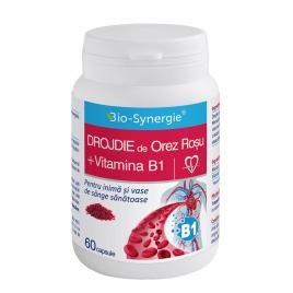 Drojdie de orez rosu +vitamina b1 60cps bio-synergie activ