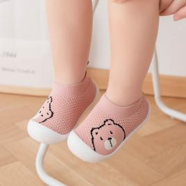 Mocasini roz - teddy (marime disponibila: marimea 23)