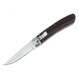 Briceag de vanatoare automat ideallstore®, renaissance blade, otel inoxidabil, 21 cm, maro