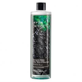 Gel de duș 3 în 1 natures edge – revigorare pentru corp, păr și față