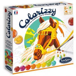Pictura pe numere colorizzy - cai