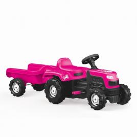 Tractor cu pedale si remorca unicorn dolu