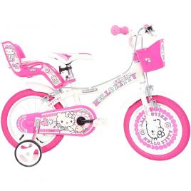 Bicicleta fete dino bikes 14 inch hello kitty