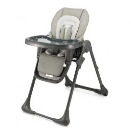 Scaun de masa kinderkraft tummie pliabil grey