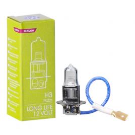 Set 2 becuri auto halogen h3, 12v, 110w/set, 3500k, pk22s, quartz