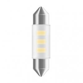 Bec auxiliar cu led 12v (c5w 36mm) white 6000k bli 1 buc osram