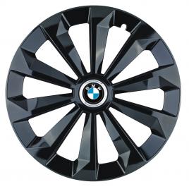 Set 4 capace roti fame negru r15 pentru gama auto bmw