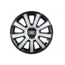 Set 4 capace roti flash gri-negru r16 pentru gama auto land rover