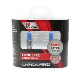 Set de 2 becuri halogen h1, 100w +130% intensitate - long life - carguard