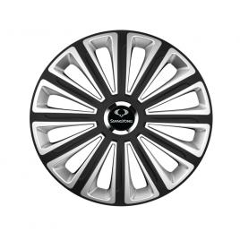 Trend set 4 capace roti trend r16 pentru gama auto ssangyoung trend silver-black