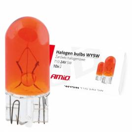 Becuri cu halogen wy5w t10 5w w2.1x9.5d chhlibun 24v 10buc