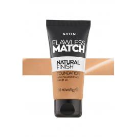Fond de ten flawless match natural finish 125 g (warm ivory) – machiaj perfect,
