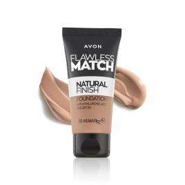 Fond de ten flawless match natural finish 145 p (ivory pink) – machiaj perfect,