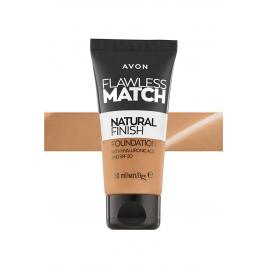 Fond de ten flawless match natural finish 228 g (nude) – machiaj perfect,