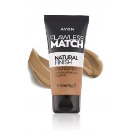 Fond de ten flawless match natural finish 260 g (true beige) – machiaj perfect,